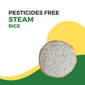 pesticides free steam rice 1